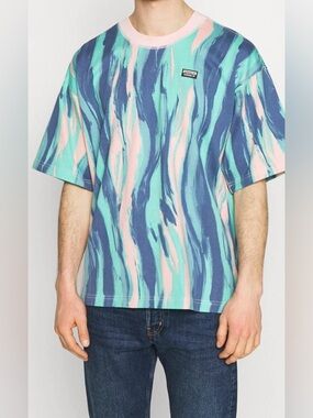 Adidas R.Y.V Loose Fit Box T Shirt Multicolored Streetwear Skateboarding